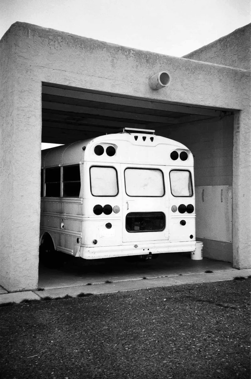Parking Full shot on Ilford Ortho Plus 80 with a Leica C1, developed at Wilson Camera, by Britt Mayberry