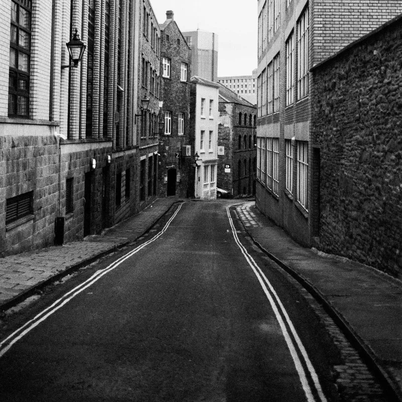 Bristol (2025) shot on Rollei Superpan 200 with a Olympus OM-10, developed at Czarno-Białe, by Krzysztof Goliński