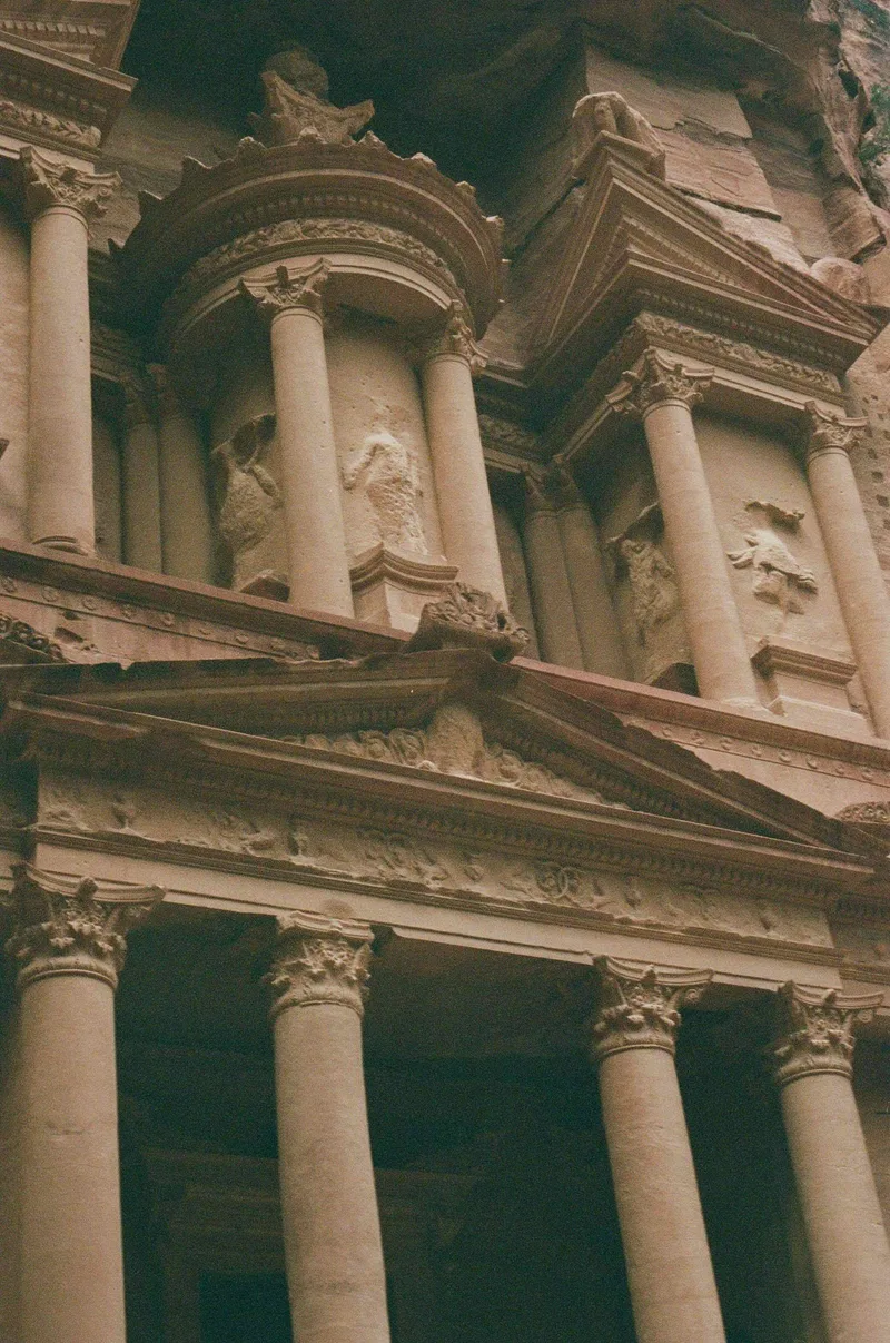 Petra, Jordan shot on Kodak Portra 400 with a Canon TX, developed at Treehouse Hawaii, by New Wave Photography