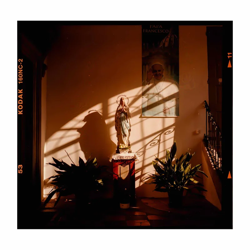 Faith shot on Kodak Portra 160 NC with a Yashica Mat 124G, developed at DevbyJannis, by Alessandro Benevento