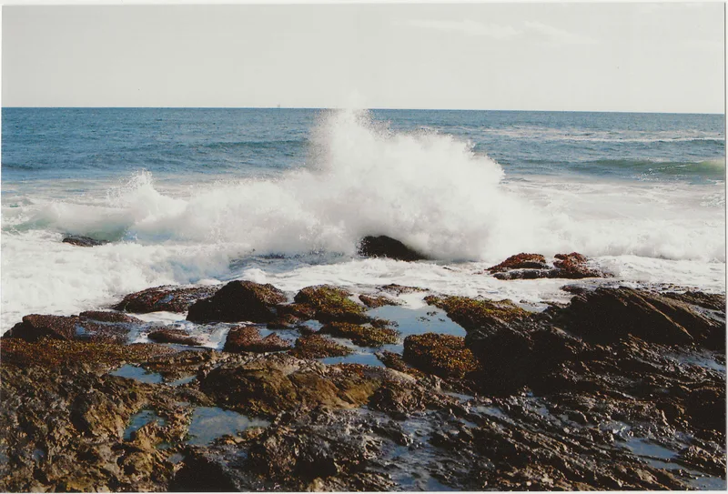 Post Tropical Storm Waves shot on Kodak ColorPlus 200 with a Nikon F2, developed at Kerry’s Photo Lab, by James