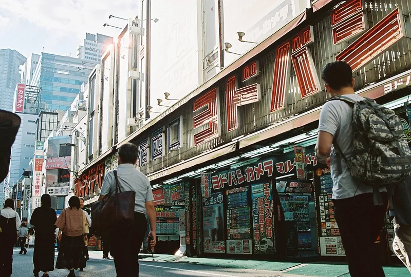 Japan shot on Kodak Portra 800 with a Canon New F-1, by 400grains
