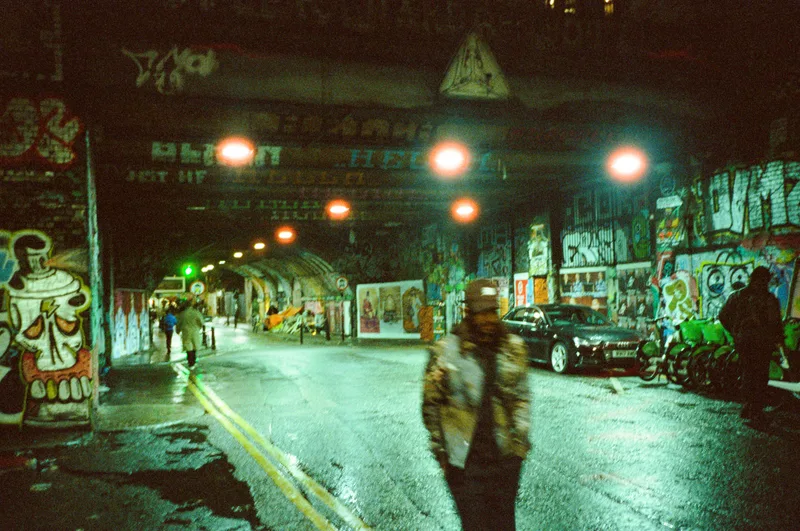 Film photo shot on Hundred Film 8Hundred with a Olympus AF-1 Super, developed at Stuart Cameras, by Steph