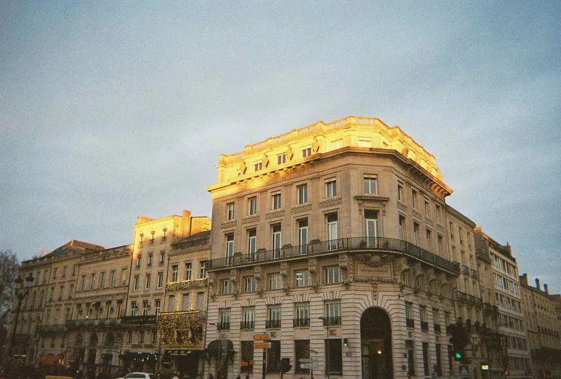 Bordeaux, France shot on Kodak Portra 800 with a Kodak FunSaver, by Manon