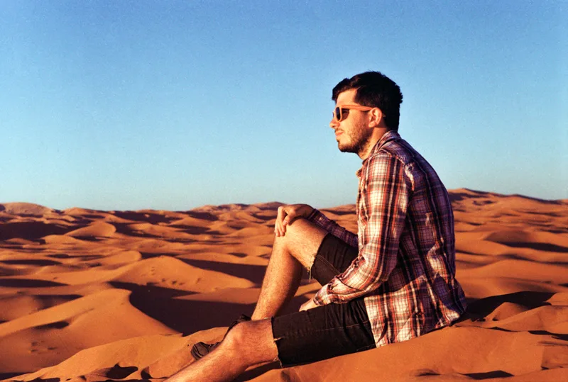 Dunes of Merzouga shot on Kodak Gold 200 with a Zorki 4K, by Ľuboš96K.