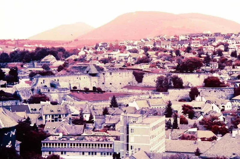 City of Eger, Hungary shot on Kodak Ektachrome Infrared EIR with a Nikon FE, developed at Home / Self-Developed, by Ezra