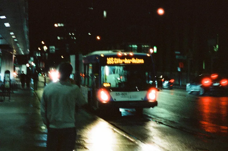 uptown direction shot on Cinestill 800T with a Minolta Freedom Action Zoom, by Wuu