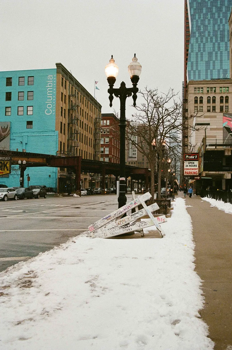 Half-lit shot on Fujifilm 400 with a Nikon FM2n, developed at 60 Minute Photo Lab, by BrindleGeek