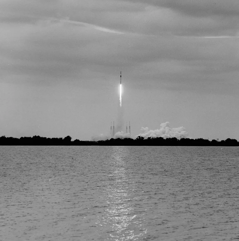 Falcon 9 O3b mPOWER shot on Shanghai GP3 with a Cambo SCII, developed at Home / Self-Developed, by Kyle Montgomery