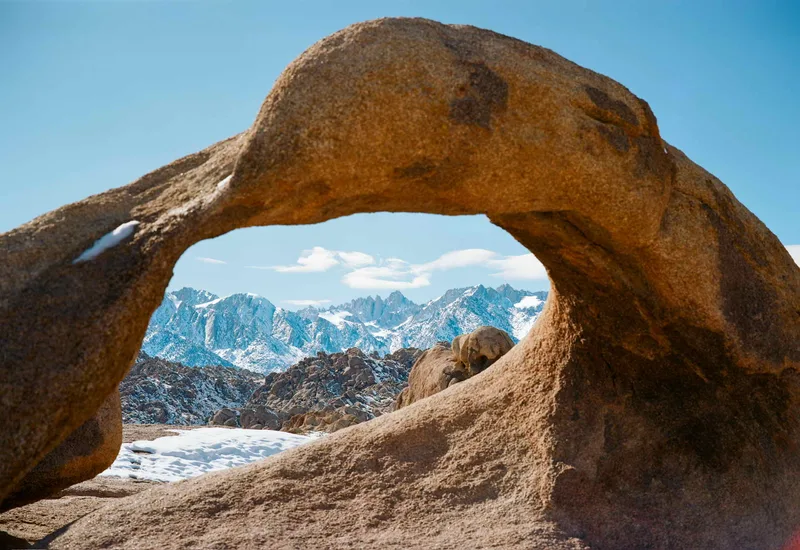 Mobius Arch shot on Kodak Ektar 100 with a Fuji GW690III, developed at East LA Film Shop, by Anthony Balboa