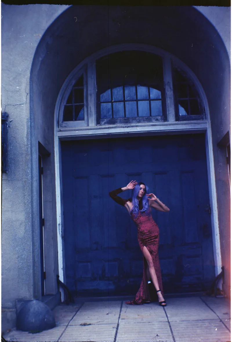 Jenny Mac shot on Kodak Ektar 100 with a Kodak Brownie No. 2, by Josh Esan