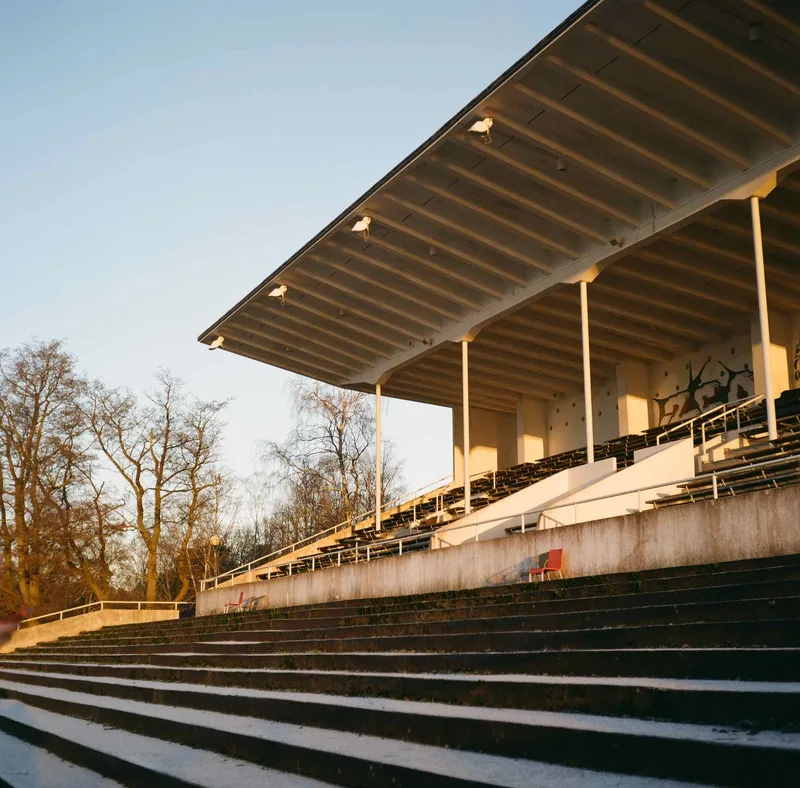 Stadion shot on Kodak Gold 200 with a Rolleicord, developed at Fotoyks, by Eetu