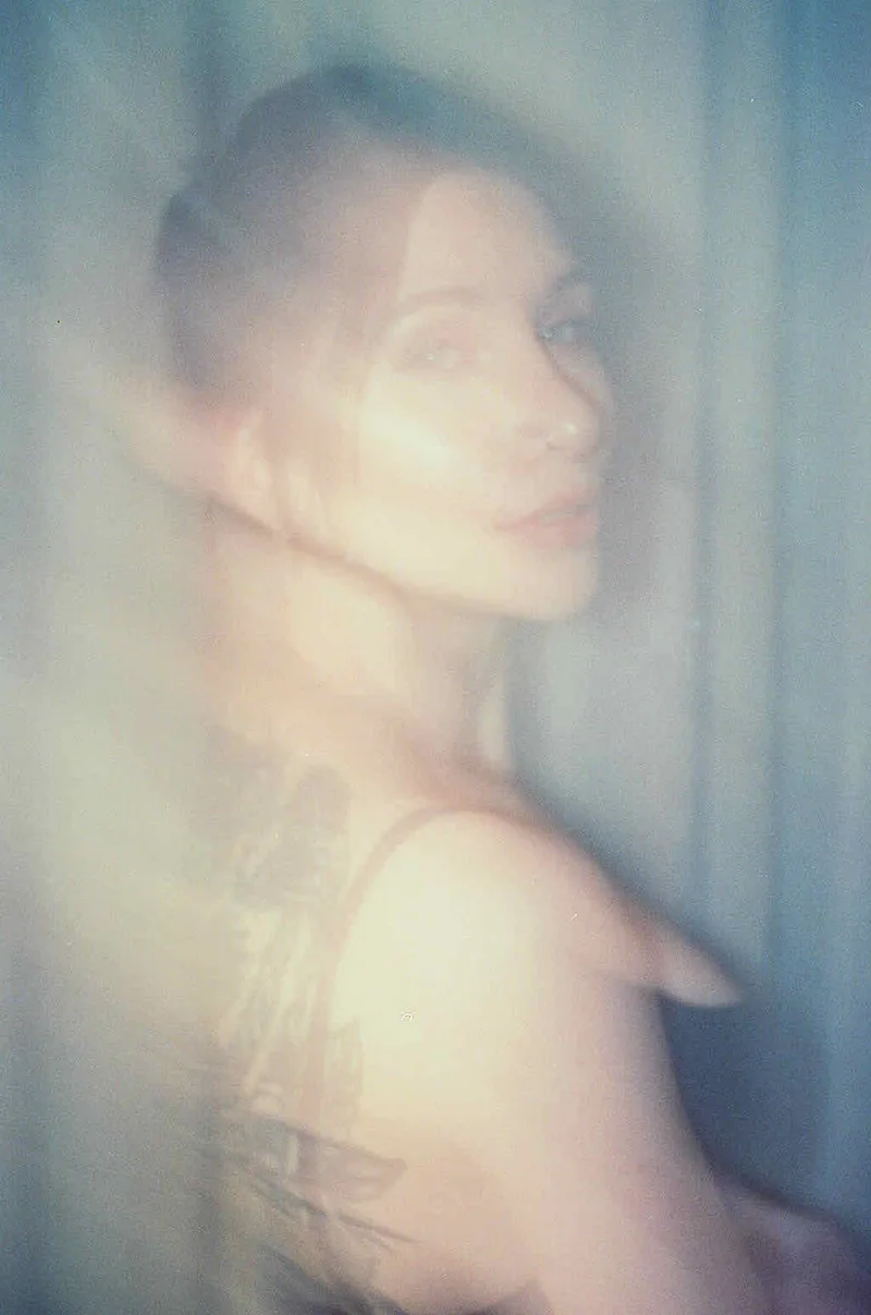 Eliza shot on DubbleFilm Cinema 800 with a Canon A-1, by Zuza
