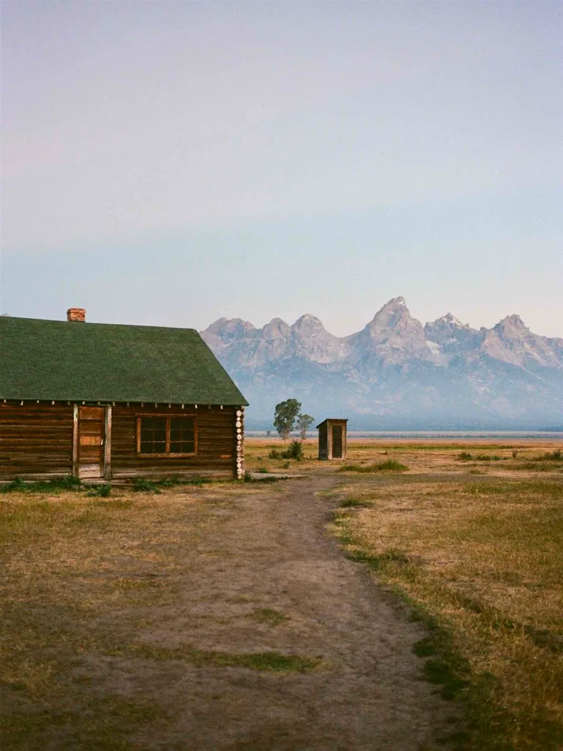 Tetons in Transit shot on Kodak Portra 400 with a Leica MP