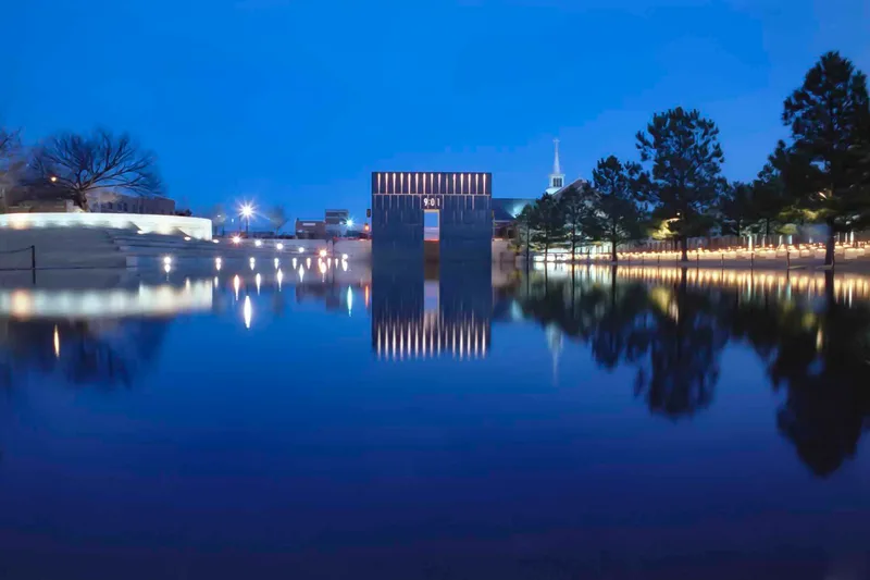 Oklahoma City Bombing Memorial shot on Kodak UltraMax 400 with a Canon RebelTi, developed at Dodd Camera, by Martin