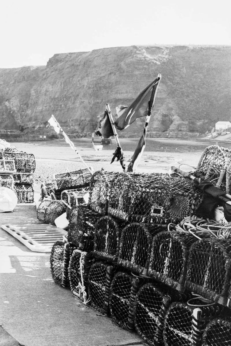 Fishing Village shot on Lucky SHD 400 with a Pentax MX, developed at Home / Self-Developed, by Mark Beadle