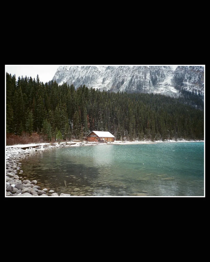 Cabin shot on Lomography CN 400 with a Canon Autoboy D5, developed at Downtown Camera, by NoviSomnia