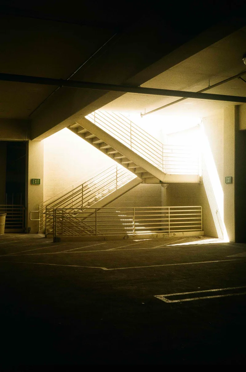 Parking Garage shot on Kodak Kodacolor 200 with a Canon Canonet G-III QL17, by Oscar