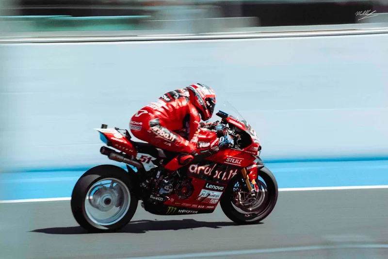 SuperBike shot on Kodak Portra 160 with a Canon EOS 1V, developed at Home / Self-Developed, by Marco Manuzzi