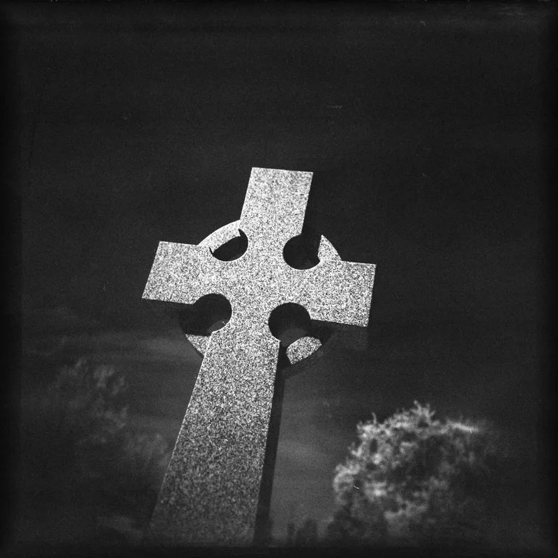 the marker shot on Agfa Aviphot Pan 200 with a Holga 120N, developed at Home / Self-Developed, by PB