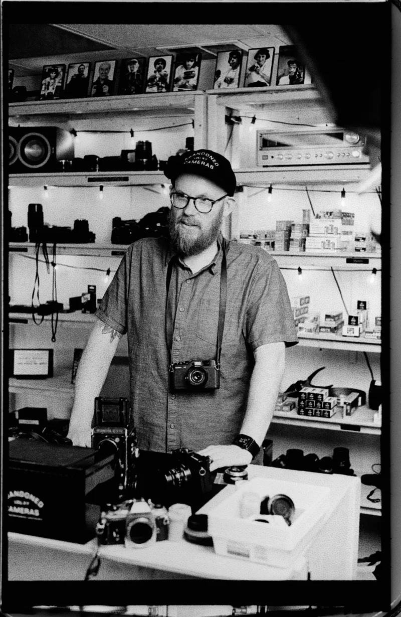 Alex of Abandoned Cameras shot on Kodak Tri-X 400 with a Minolta Maxxum 7000, by Ethan Carlisle