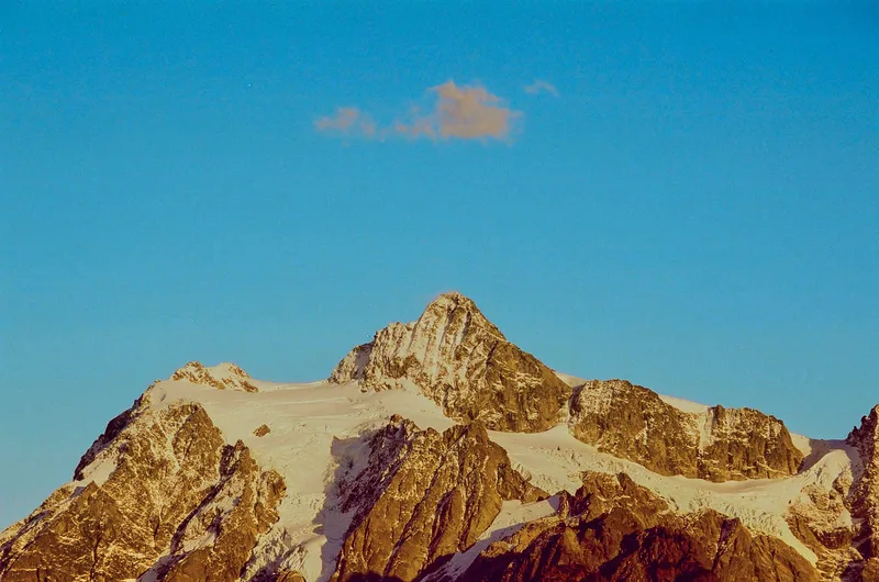 The Cloud & The Mountain shot on Cinestill 400D with a Nikon F80, developed at Kerrisdale Cameras, by Lens of Steve