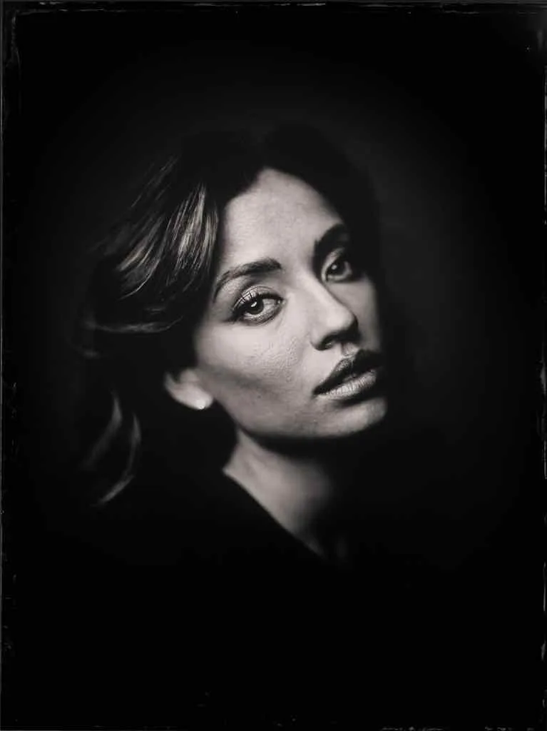 Beautiful Daria shot on Self made wet plate collodion, by Markus Hofstätter