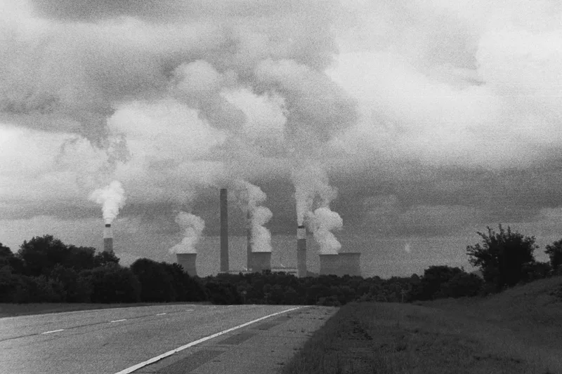 Nuclear Powered Cloud Factory shot on Kodak Tri-X with a Canon New F-1, developed at Home / Self-Developed, by Ryan Jensen
