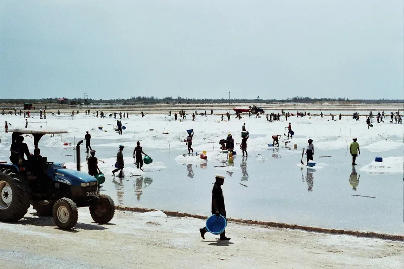 Salt Workers shot on Adox Color Mission 200 with a Minolta SR-T 101, by Lorocco