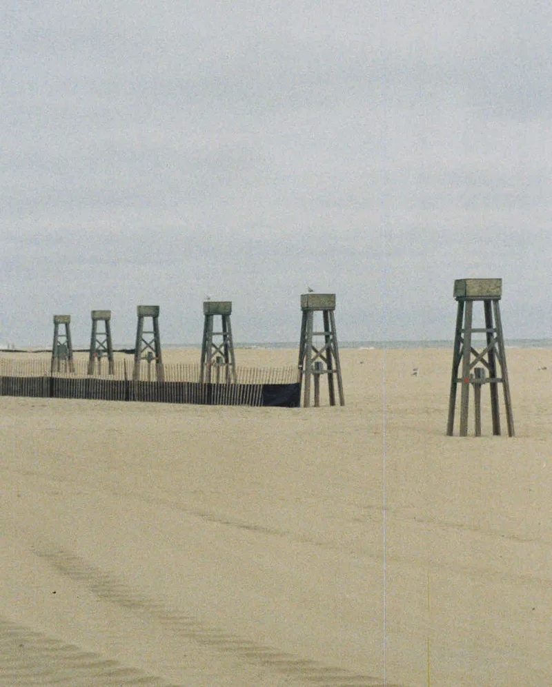 Light Towers shot on Lomography Color Tiger 110 with a Minolta 110ZoomSLR, by Jeremy Allen Wieczorek