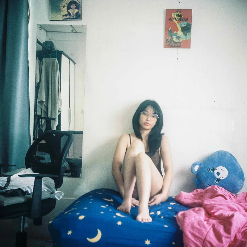 Bua, for Girls Room Zine @girlsroomzine shot on Kodak Portra 400 with a Wagoflex ., developed at Film No Ie Studio, by Thierry C