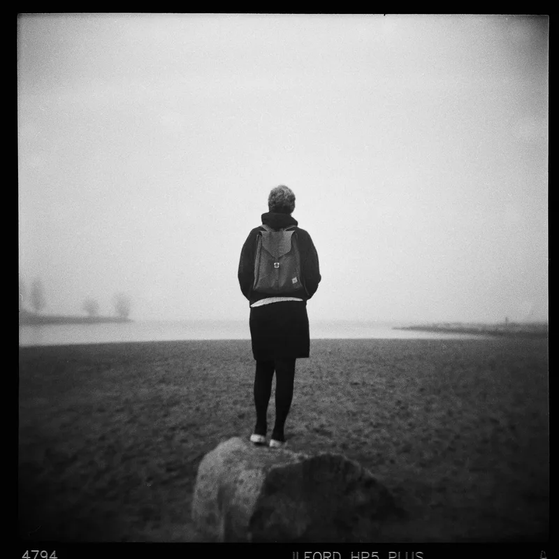 Jacko vs the world shot on Ilford HP5 Plus 400 with a Holga 120N, developed at Home / Self-Developed, by PB