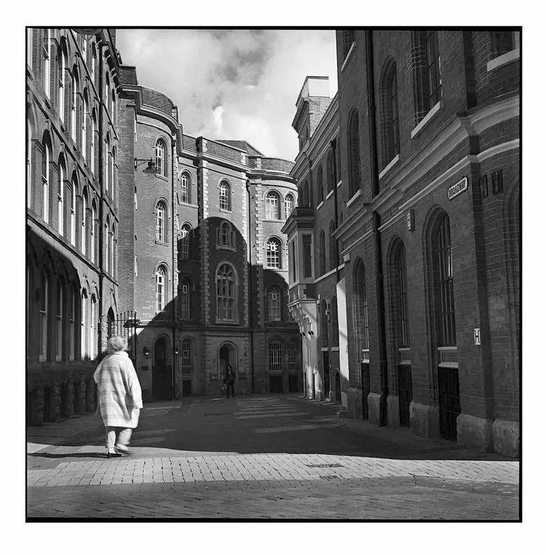 Film photo shot on Ilford FP4 Plus 125 with a Minolta Autocord, developed at Home / Self-Developed, by Dave Woodhead
