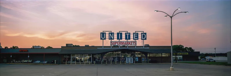 United Supermarkets shot on Kodak Portra 160 with a Toyo-Field 45A, developed at Studio V, by Cray