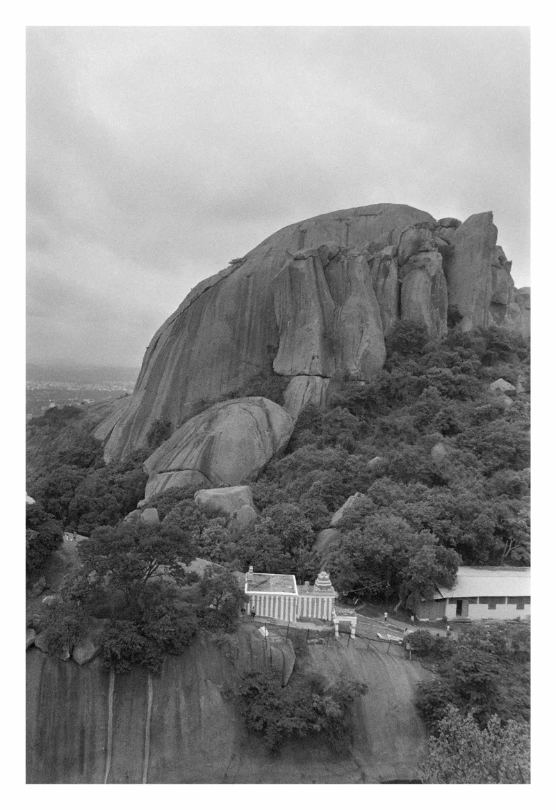 Ramnagara Betta (hill) shot on Ilford Kentmere Pan 400 with a Nikkormat FT2, developed at Home / Self-Developed, by Biswajit
