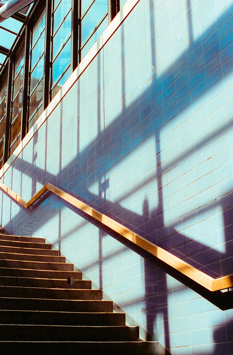 Catch a Train shot on Reflx Lab 400 Daylight with a Nikon F, developed at Home / Self-Developed, by Will McKenzie