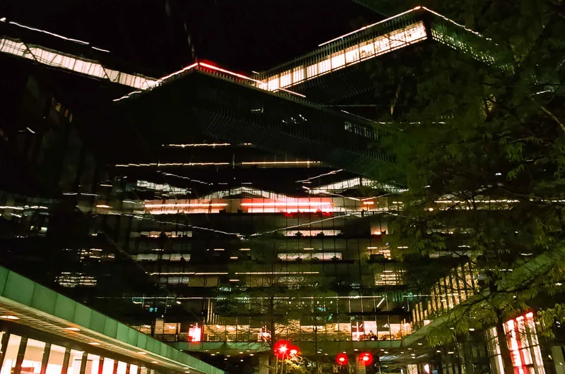 Grazie shot on Cinestill 800T with a Pentax ME Super, developed at District Camera & Imaging, by Pieper Holeman