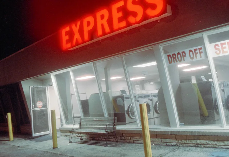 Film photo shot on Cinestill 800T with a Nikon F3 HP, developed at Process One, by Marley Kennaley