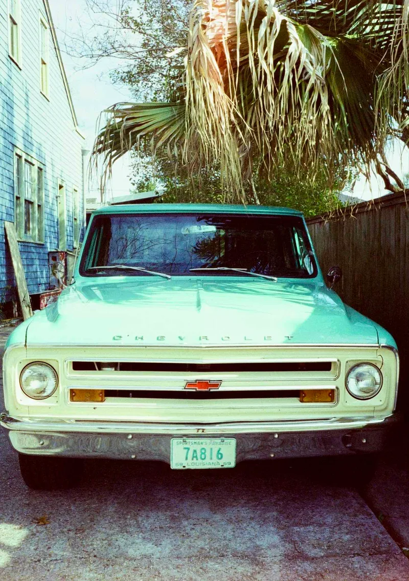 Chevrolet shot on Candido Collective Candido200 with a Olympus Pen EE-3, developed at Taylor House Studios, by Ray