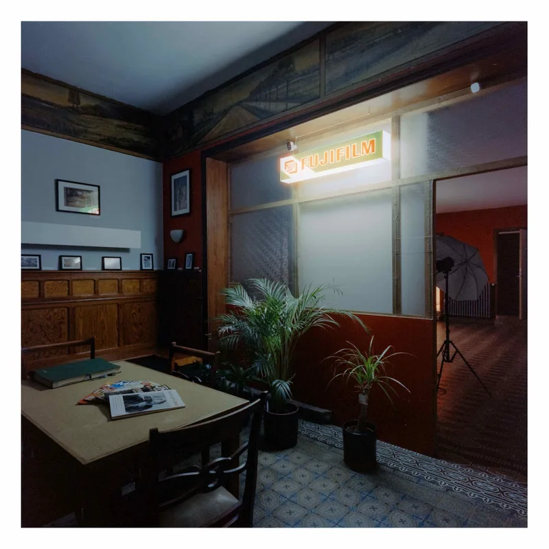 Night Owl shot on Cinestill 800T with a Hasselblad SWC/M, developed at Gil Plaquet Photography, by Gil Plaquet