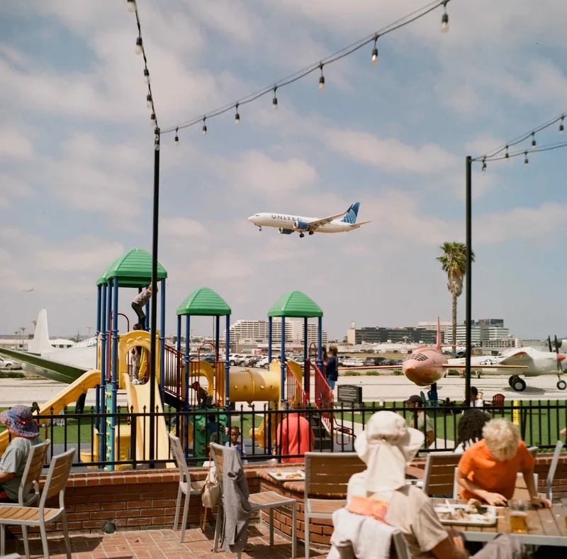 Clear to land runway 25L shot on Kodak Gold 200 with a Seagull 4A, developed at J&F Photo Lab Inc, by Anthony Balboa