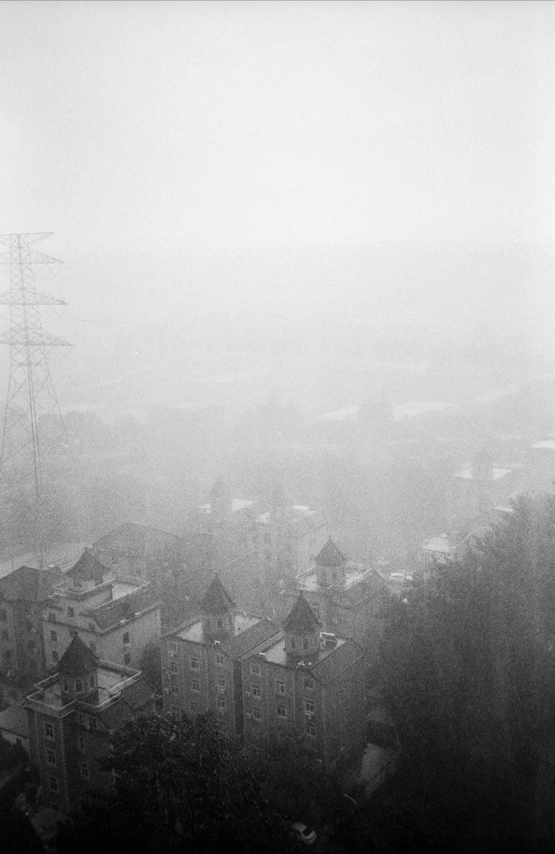 The Rein of Rain shot on Foma Fomapan 400 Action with a Yashica Diary, developed at Moyo, by Darren Fielding