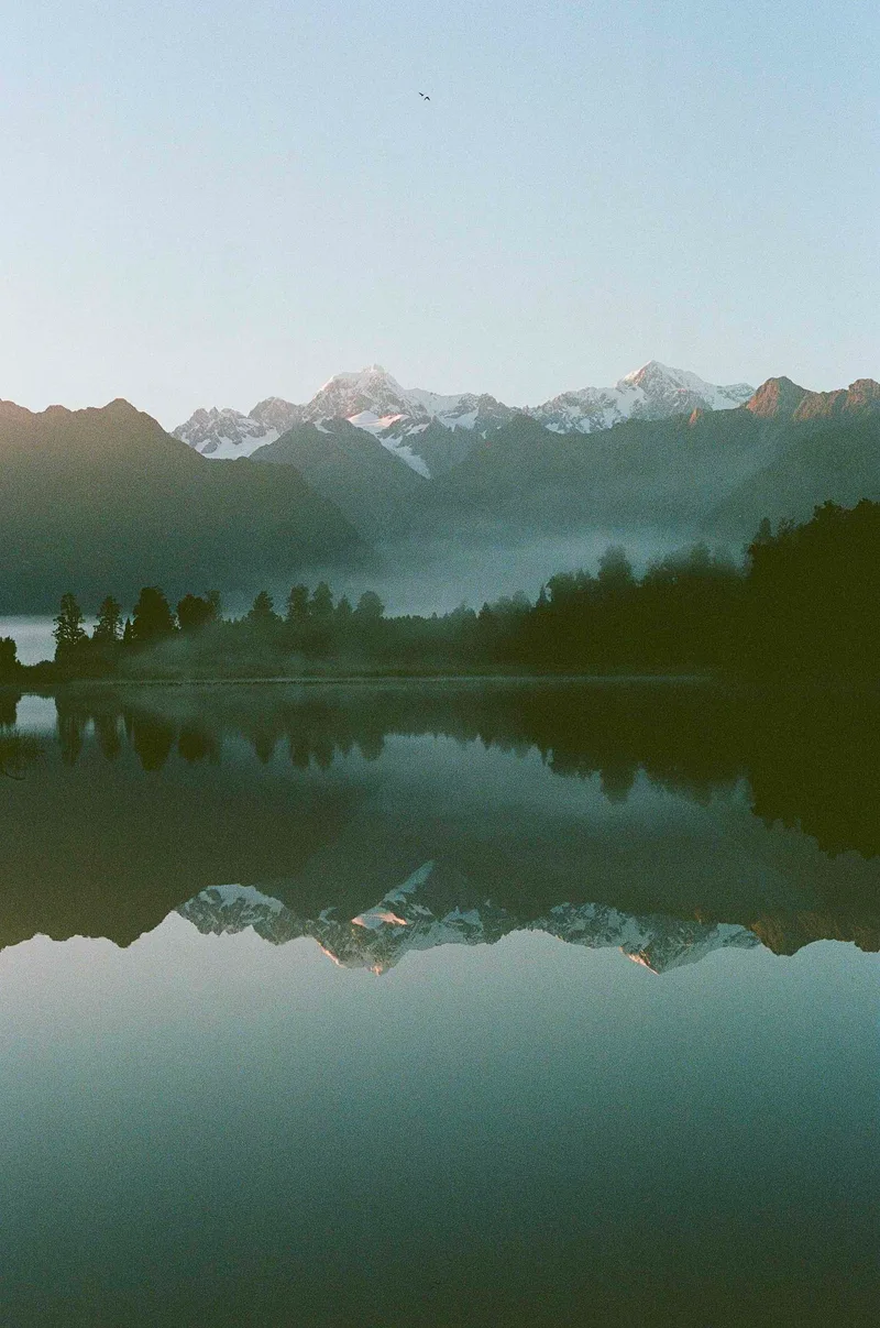 Mount Cook shot on Kodak Portra 400 with a Canon EOS850, developed at Snappy Snaps, by Noah Kasak