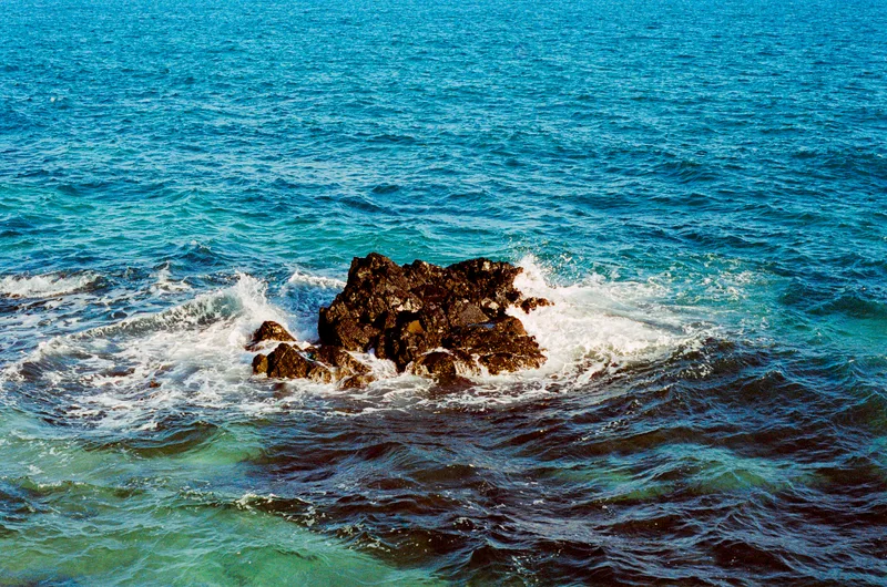 Rocher doré 🪨 shot on Mira Color with a Nikon N8008, developed at Nation Photo, by Léa Benatar