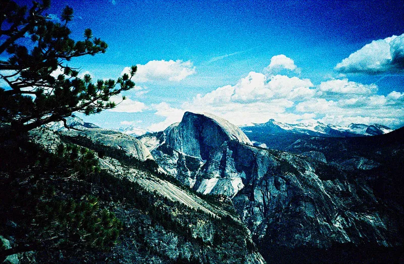 Half Dome, Yosemite shot on Kodak Elitechrome E100VS with a LOMO LC-A+, by T0M7