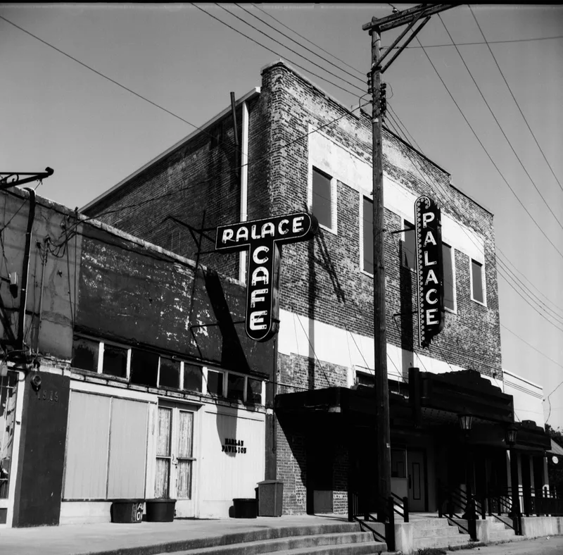 Film photo shot on Ferrania Orto with a Yashica C, developed at Print Refinery, by Tom