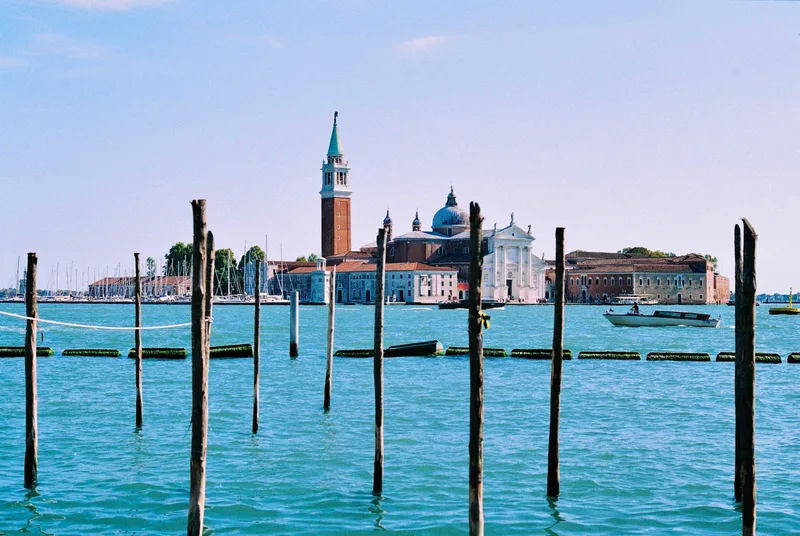 San Giorgio Maggiore shot on Fujifilm FujiColor 100 with a Nikon F2, developed at MeinFilmLab, by Gianluca Wille