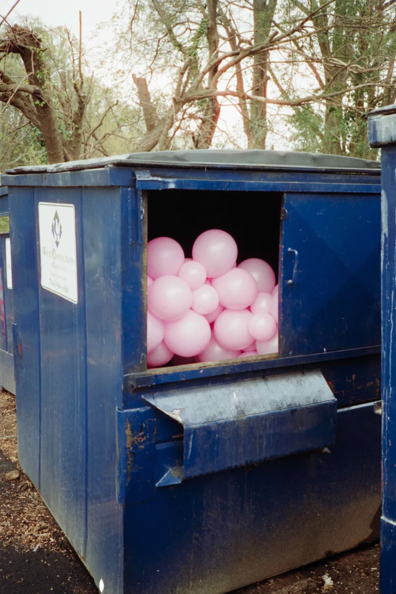 One Man’s Trash shot on Cinestill 400D with a Contax T2, developed at The Photo Outfitters, by Cannon Spradley