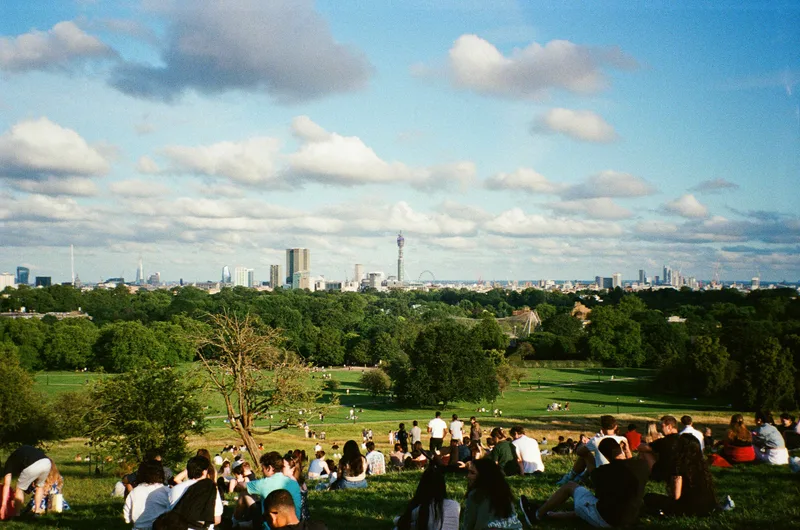 Primrose Hill, London shot on Kodak UltraMax 400 with a Nikon One Touch Zoom 90, developed at Thackers Film Lab, by Chris Howard