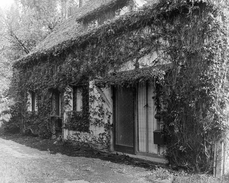 House shot on Zebra Dry-plate with a Chamonix 45F-2, developed at Home / Self-Developed, by Patrick Marquetecken
